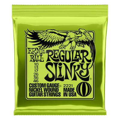 Cuerdas guitarra eléctrica Ernie Ball Regular Slinky 10-46