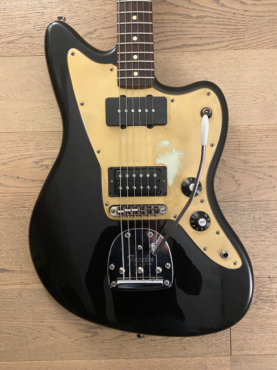 Guitarra Electrico Fender Jazzmaster Blacktop HS MIM (SKU:2628