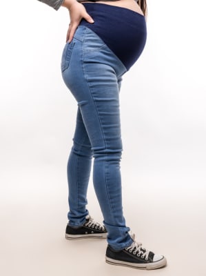 JEANS MATERNAL MODELO ISABELLA CELESTE