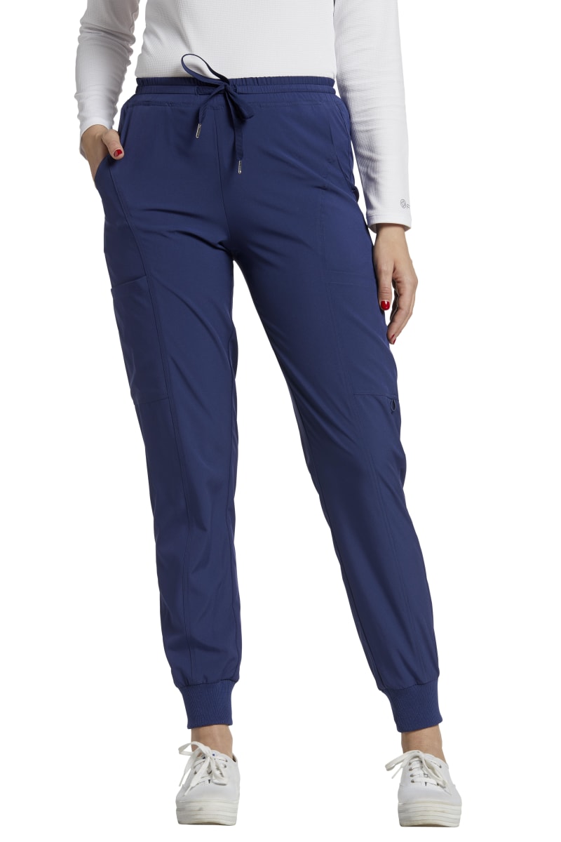 PANTALÓN JOGGER MUJER FIT 365 AZUL MARINO | Sinusal - Uniformes Clínicos