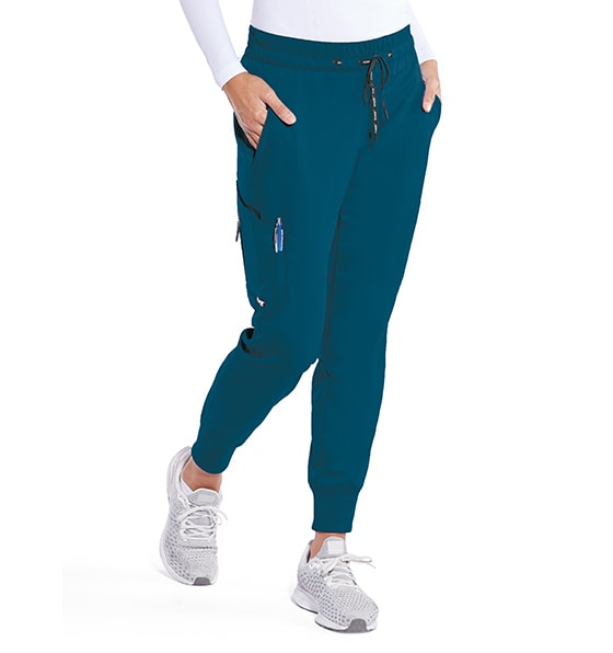 PANTALÓN MUJER JOGGER GRP534 VERDE PETROLEO | Sinusal - Uniformes Clínicos