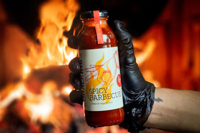 SALSA BARBECUE SPICY CURACARIBS