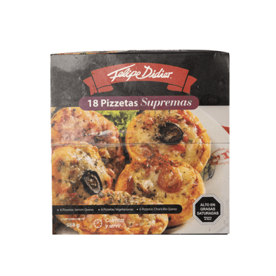 Pizzetas Supremas 18 un Felipe Didier