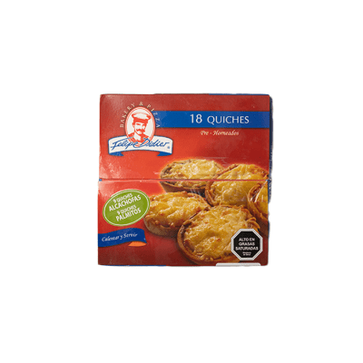Quiche 9 de Alcachofa y 9 de Palmitos (18 Un)