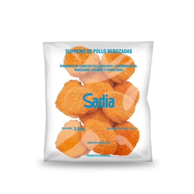 Supremita de Pechuga de pollo rebozada 3 Kg