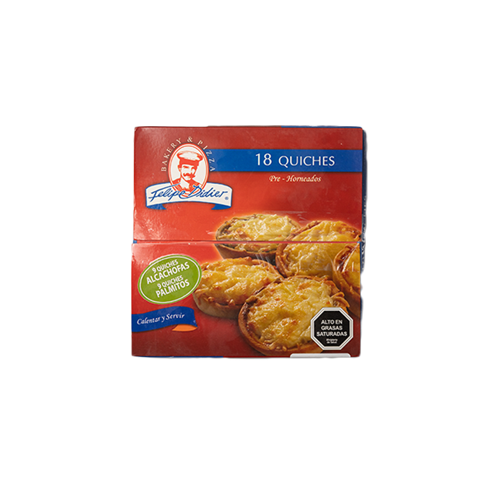 Quiche 9 de Alcachofa y 9 de Palmitos (18 Un)1