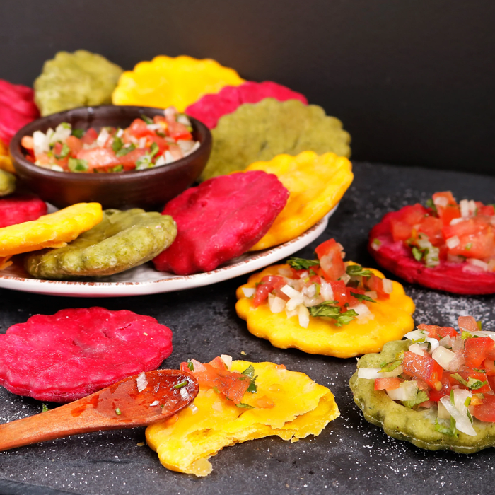 Sopaipillas de Cocktail Tricolor 18 Un2