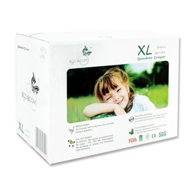 ECO BOOM PAÑAL DE BAMBU CAJA XL/84