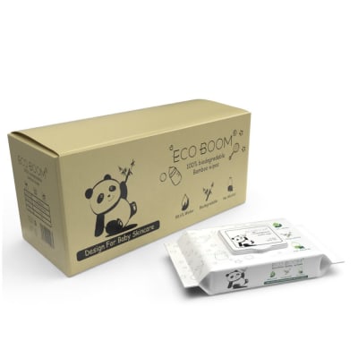 MEGA PACK TOALLITAS DE BAMBU ECO BOOM 9x60u