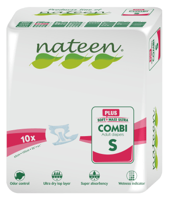 PAÑALES PLUS TALLA S *JUVENIL* (10u)