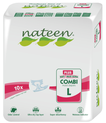 PAÑALES PLUS TALLA L (10u)