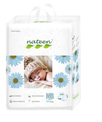 PAÑAL BEBE NATEEN RECIEN NACIDO (80u)