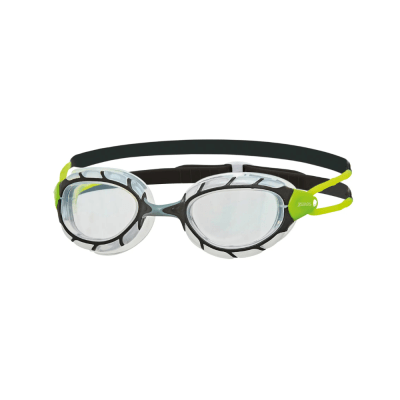 Lentes de Natación Zoggs Predator / Negro - Verde / Clear1
