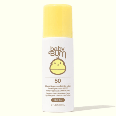 Baby Bum Mineral Sunscreen Roll On SPF50 88ml