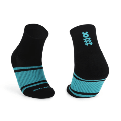 Bunnyhop Medias Tobilleras / Negro y Celeste3