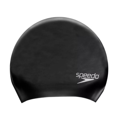 Speedo Gorro De Natación Pelo Largo / Negro1