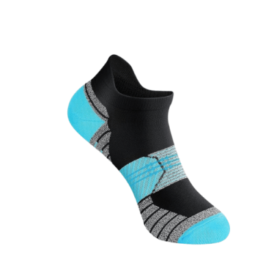 Medias de Compresión Tobilleras / Negro - Turquesa