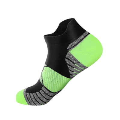 Medias de Compresión Tobilleras / Negro - Verde