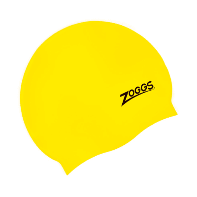 Gorro de Natación de Silicona Zoggs / Amarillo