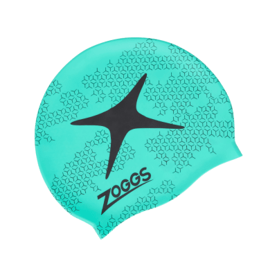 Gorro de Natación de Silicona Estampado Zoggs / Turquesa1