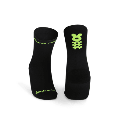 Bunnyhop Medias / Negro & Neón