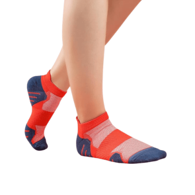 Medias de Compresión Tobilleras / Naranja