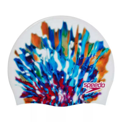 Gorro De Natación Speedo de Silicona / Digital Printed 1