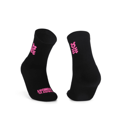 Bunnyhop Medias Today is Runday / Negro - Fucsia1