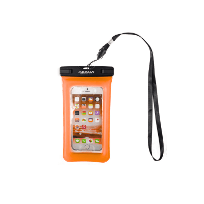 Funda Acuatica para celular GOBI XL/Naranja AKONA1