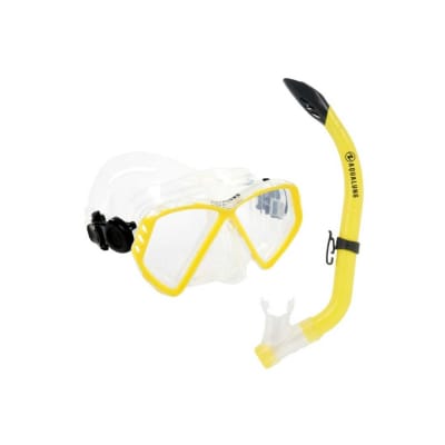 Aqualung Combo Cub Jr / Transparent - Amarillo