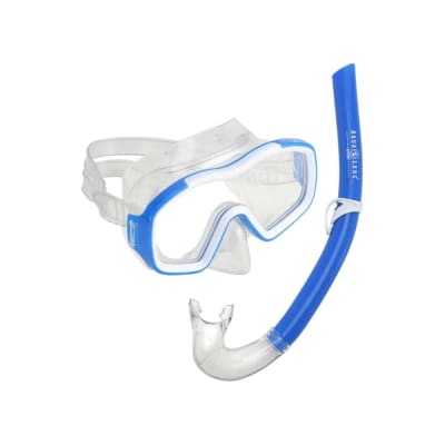 Aqualung Combo Raccoon Jr / Azul - Blanco1