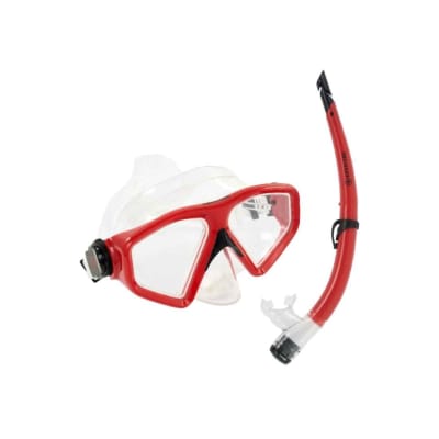 Aqualung Combo Saturn / Transparente - Rojo