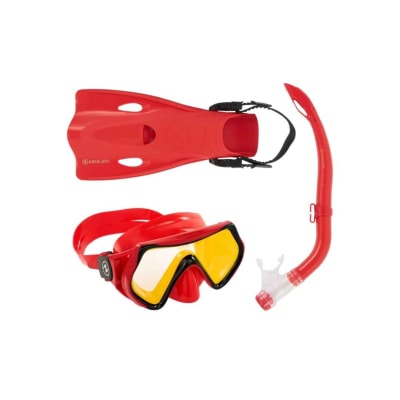Aqualung Set Hero Jr. / Rojo - Negro