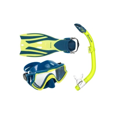 Aqualung Set Trooper / Amarillo - Verde Petroleo1