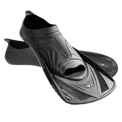 Aletas de Natación Aquasphere Microfin / Negro - Negro