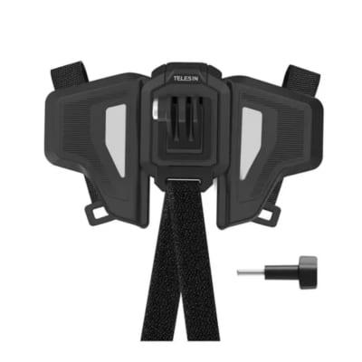 TELESIN ARNÉS DE CASCO INTEGRAL PARA MOTO O MTB 2.0 GRIS