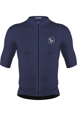 San Remo Jersey Basic Manga Corta / Hombre / Azul Marino1