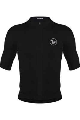 San Remo Jersey Basic Manga Corta / Hombre / Negro