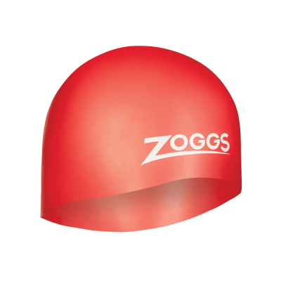 Gorro de Natación de Silicona Zoggs Easy Fit / Rojo