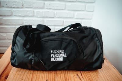 Fucking Personal Record Maletín Deportivo / Negro