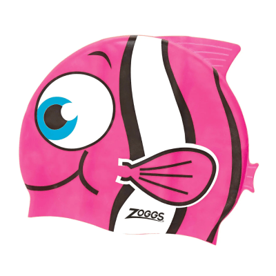 Gorro de Natación de Silicona Zoggs Jr / Goldfish Rosado1