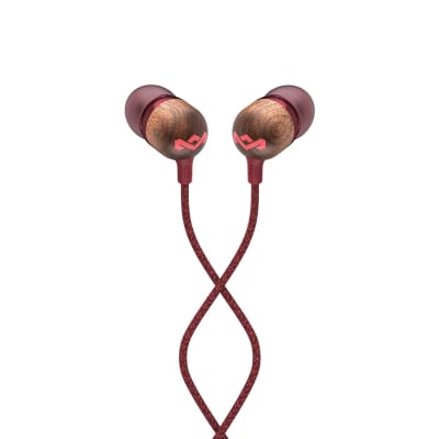 The House Of Marley Earphones Smile Jamaica - Red