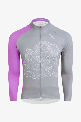 Go Rigo Go! Jersey Ciclismo Manga Larga KM100 Comfort Meridiano / Unisex