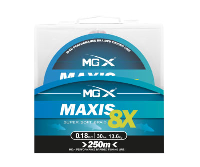 MGX Multifilamento Maxis 8X - 0.18mm / 250 / Colores Variados1