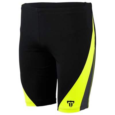 Traje de Natación Phelps Hombre Jammer / Negro - Amarillo