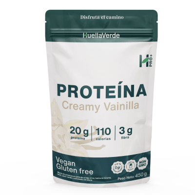Huella Verde Proteína Vegetal Creamy Vainilla 450gr1
