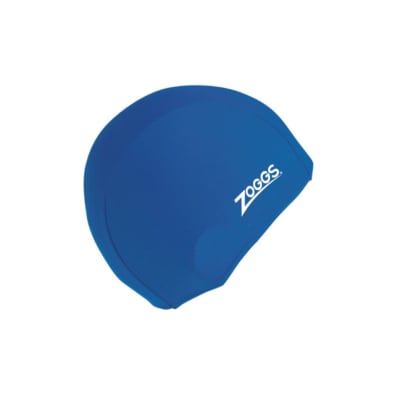 Gorro de Natación de Tela Zoggs Deluxe Stretch / Celeste1