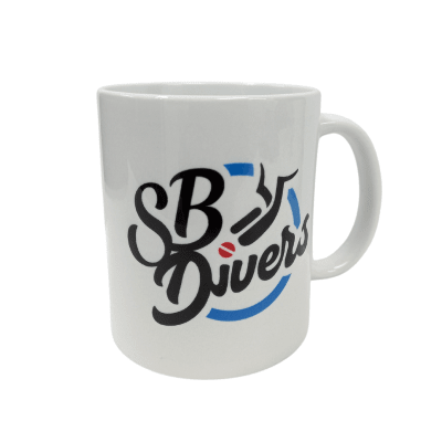 SB Divers Taza Mediana Blanca