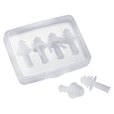 Tapones de Natación TYR Preformados / Transparente x41