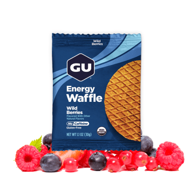 Waffle Energizante GU Wild Berries sin Cafeína